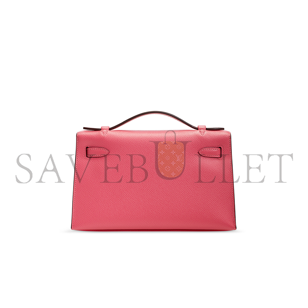 HERMES MASTER MINI KELLY EPSOM 8W ROSE AZALEE (22*14*7cm)